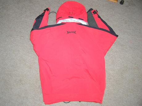 Športová červená vetrovka, craft,m