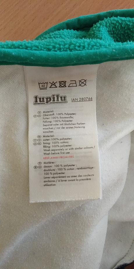 Zavinovačka/fusak do autosedačky lupilu, 