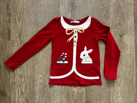 Vianočné tričko h&m, 110