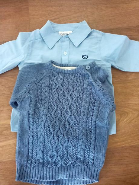 Košeľa a svetrík 80, kiki&koko,80