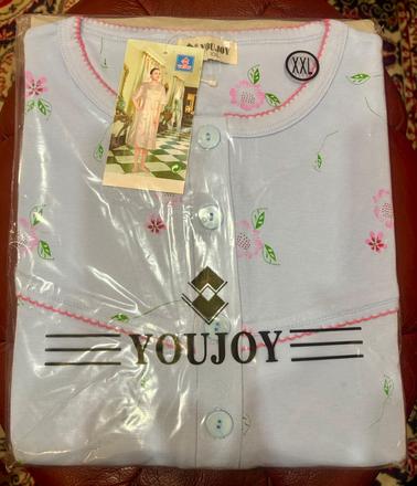 Bavlnena nocna kosela velkost xxl - sv. fialova, xxl