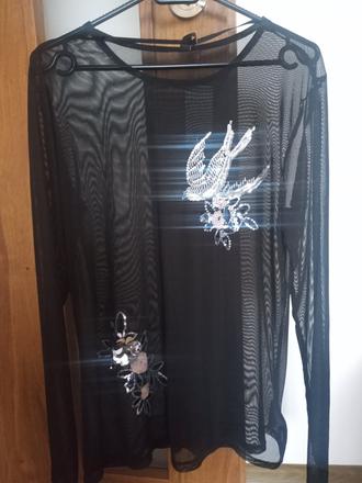 Priesvitné tricko, takko,m