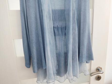 Blejzer ľahučký vzdušný, padavá látka-38/40 v, bav, 38