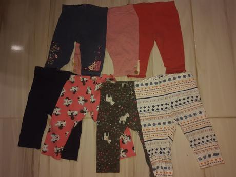 7x detské legíny 62/68, 68