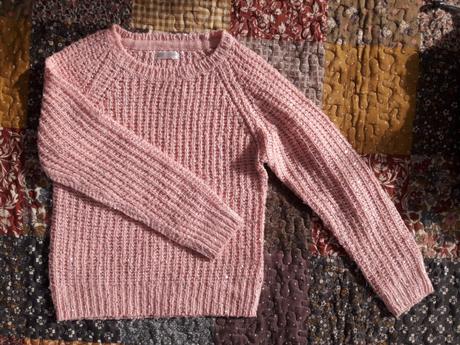 Ružový svetrík s trblietkami, pepco,122