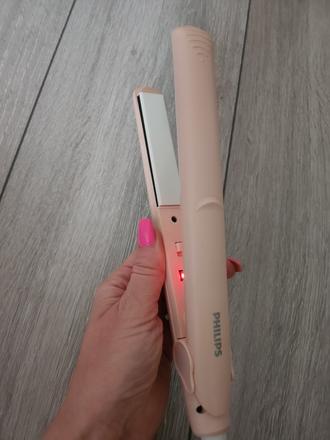 Ružová žehlička philips,