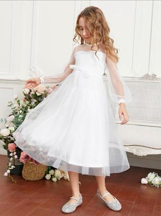 Biele šaty aj na prijímanie, 128 / 134 / 146 / 152