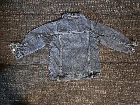 Riflova bundička- nová, veľkosť 86/92, denim,86