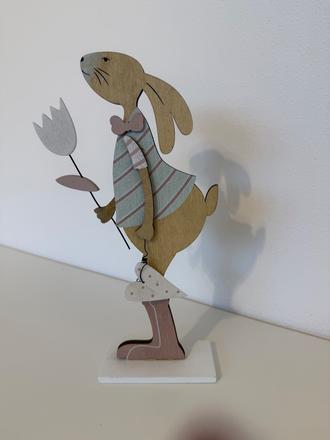 Drevený veľkonočný zajac, 