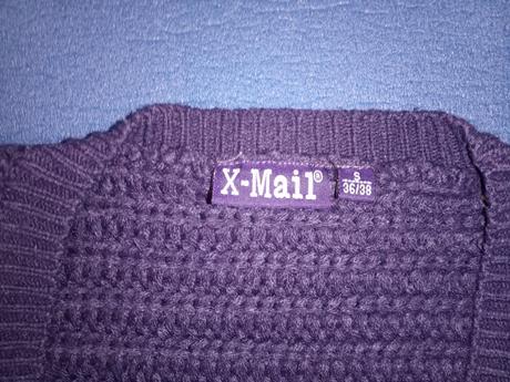 Hrubý pletený pulóver, s