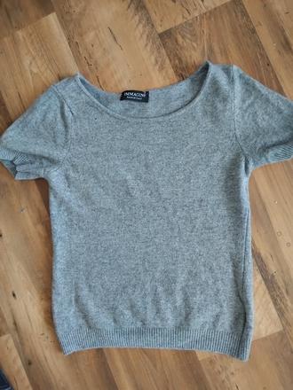 Sivé tričko jemnucke makkucke, s