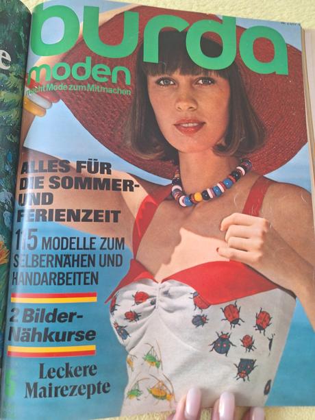 Zväzok retro burdy 1974 (1. polrok, čísla 1-6), 