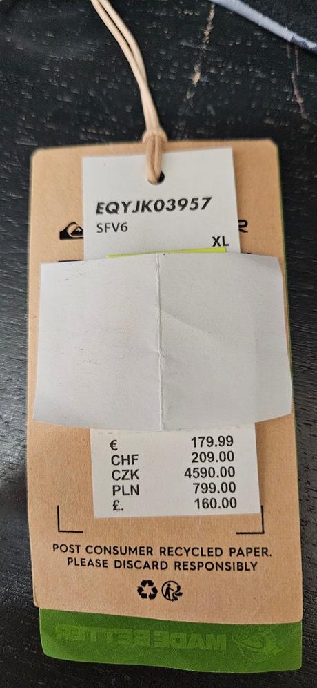 Quiksilver pánska nepremokavá bunda veľkosť xl, quiksilver,xl