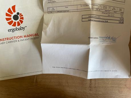 Ergobaby originál nosič marine, ergo baby