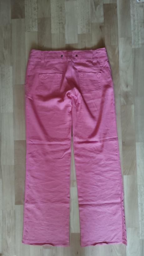 Ruzove nohavice na leto, s