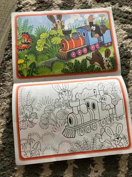 Krtek omaľovánky 3ks, 