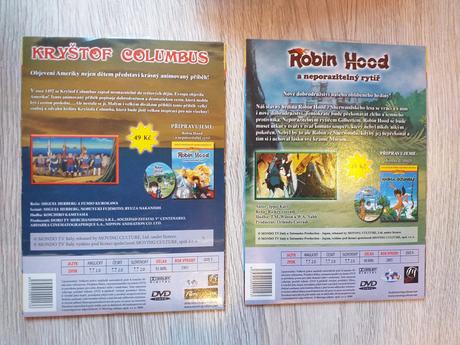 2 dvd krištof kolmbus a robin hood,