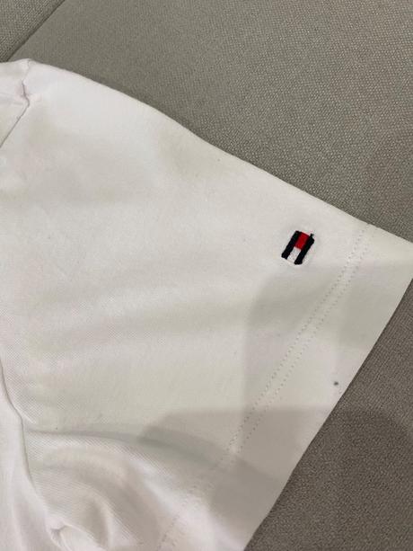 Tommy hilfiger biele tričko, tommy hilfiger,128