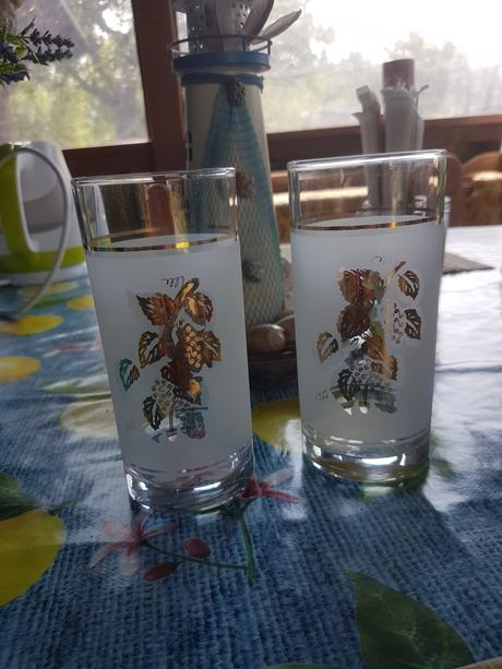 Retro pohár na víno/malinovku, 