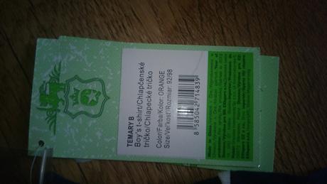 Tričko, polokošeľa authority - nenosené, 98