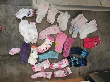 Mix ponožiek - veľa od veľkosti 23 vyššie, 23