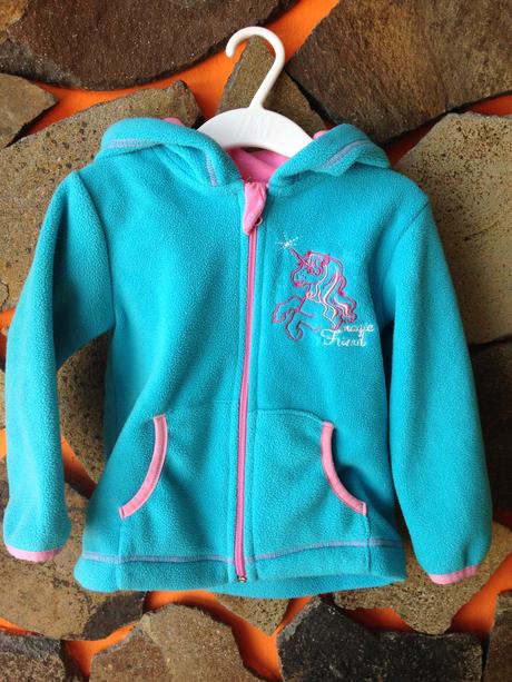 Flisová tyrkysová mikina, lupilu,86