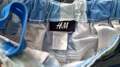 Kraťasy, h&m,116