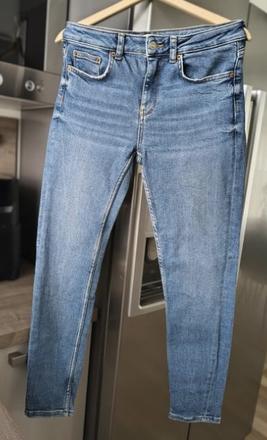 Zara elastické skinny riflíky 40-l, zara,l