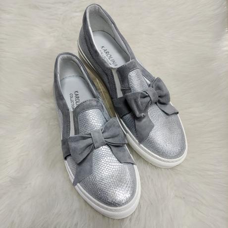 Dámske celokožené mokasíny 17 10007 z, 40