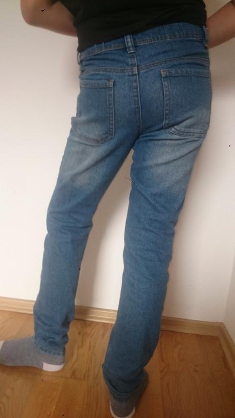 Chlapčenské rifle 10-11rokov, denim,146