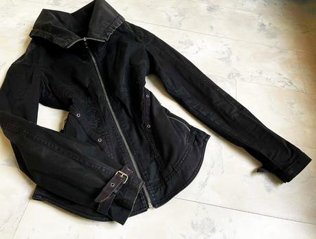 Štýlová bunda do pásu, xs