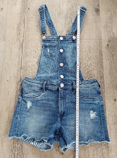 Dievčenské rifľové kraťasy, h&m,152