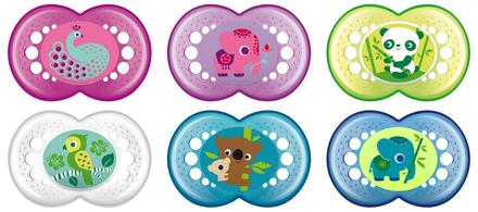 Mam silikónový cumlík crystal 1ks, 6+, mam