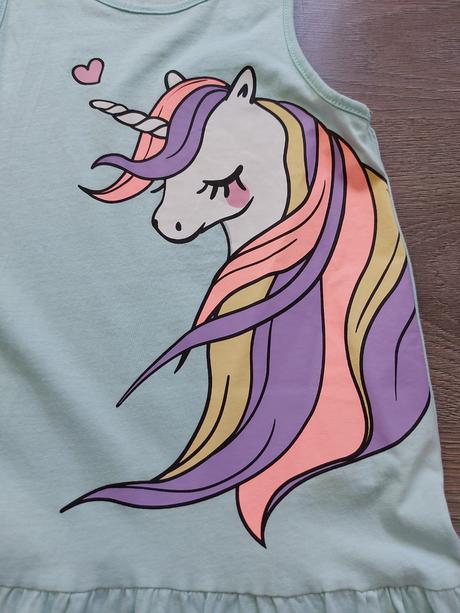Unicorn šaty, h&m,122