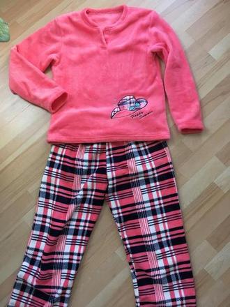 Teplé plyšové pyžamo, pošta zdarma, 164