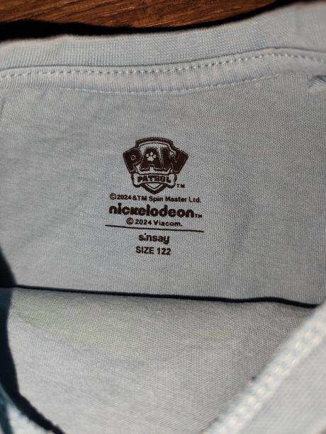 Tričko labková patrola, sinsay,122