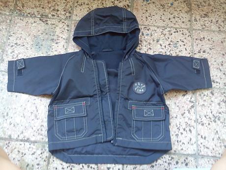 Šušťaková bundička s kapucnou, 68