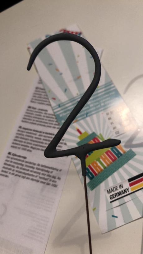 Prskavka s cislom "2", 