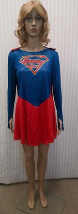 2 dielny dámsky kostým supergirl, rubies, l, 