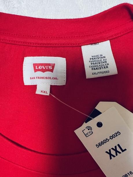 Pánske bavlnené tričko levis xxl, levis,xxl