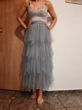 Dámska šifónová sukňa, s