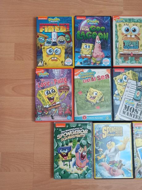 Dvd spongebob square pants, 