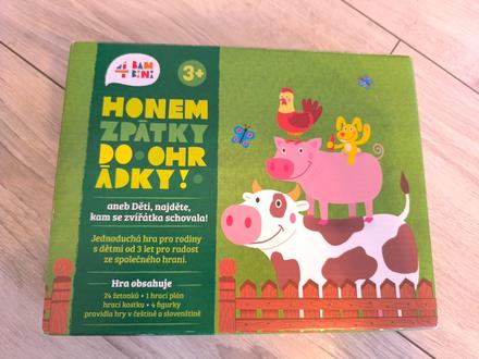 Spoločenská hra honem spátky do ohradky,