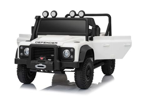 Elektrické autíčko land rover defender 110 svx 12v, 