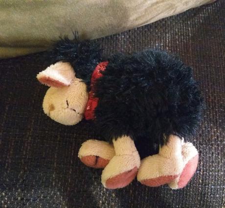 Ovecka cierna so satkou, top stav, 