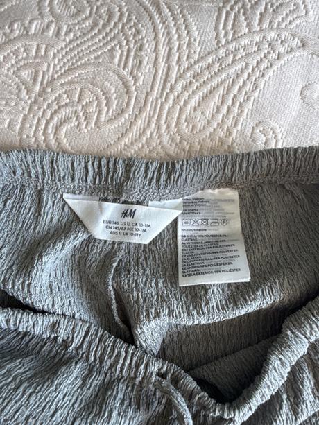 Široké nohavice, h&m,146
