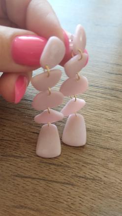 Originálne dlhé náušnice,