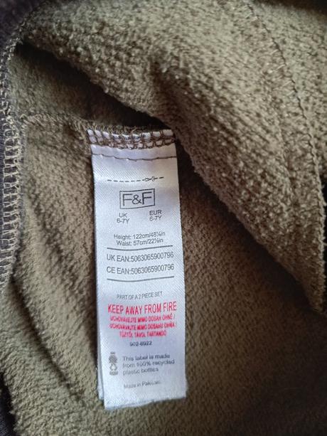Khaki teplaky 122, f&f,122