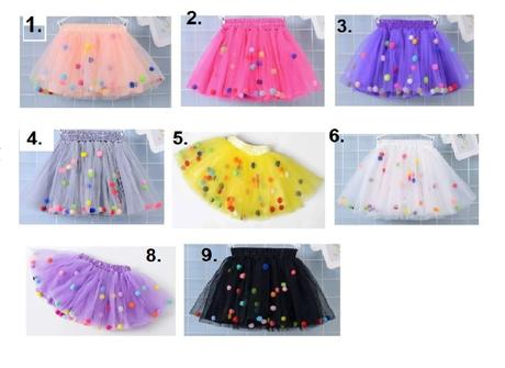 Tutu sukňa dolly popon rozne farby velkosti, <50 - 140