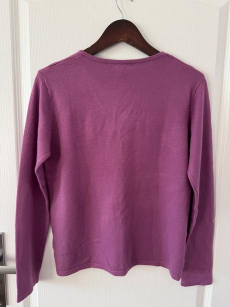 Vlnený kardigan s ozdobným výstrihom, m